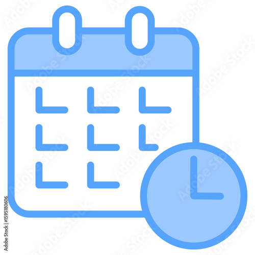 Due Date Blue Icon