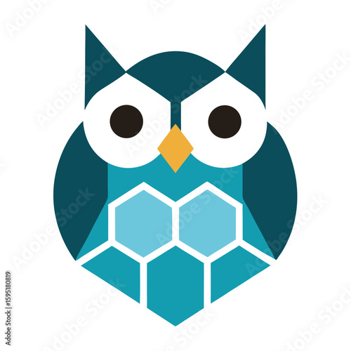 owl on a white background