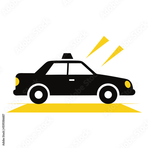 taxi car vector illustration