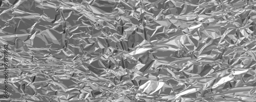 Aluminum Foil Texture Background, Wrinkled Aluminium Paper Pattern