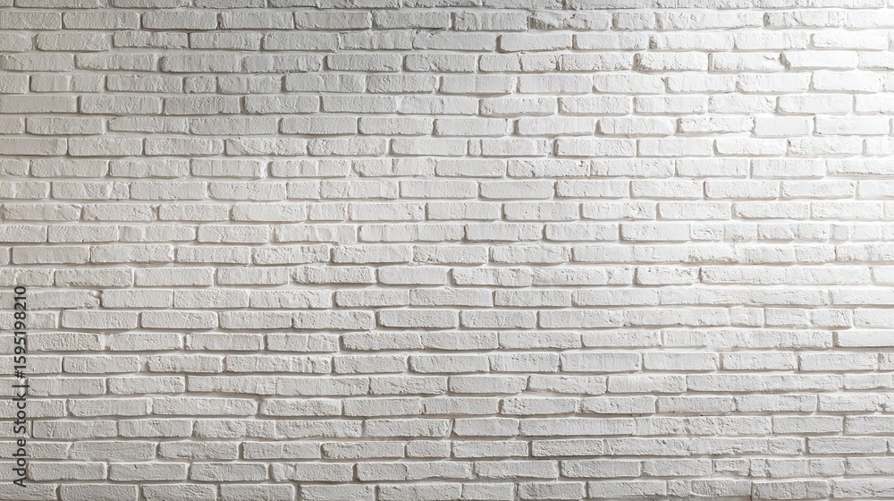 White brick wall texture with soft shadows, creating a subtle architectural depth. White brick wall texture with soft shadows, creating a subtle architectural depth.