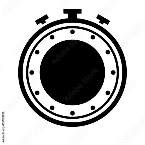 vector illustration of a stopwatch