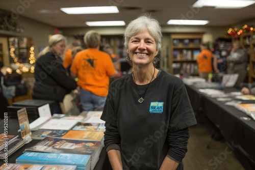 Non-profit leader organizing a fundraising event, passion