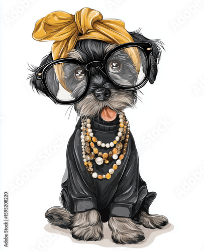 Artistic dog