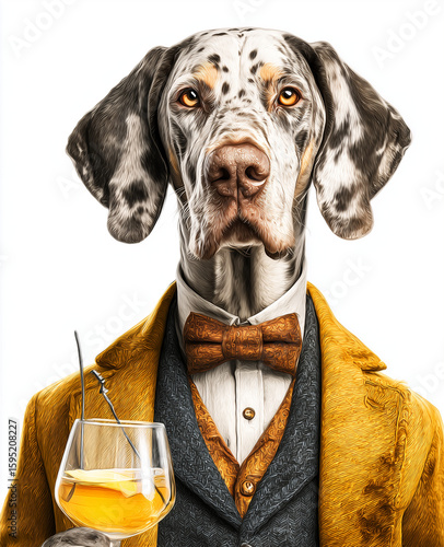 Artistic dog