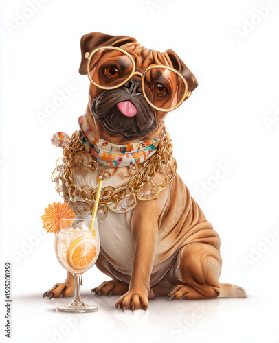 Artistic dog
