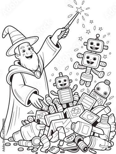 magician with technology stock photos premium quality