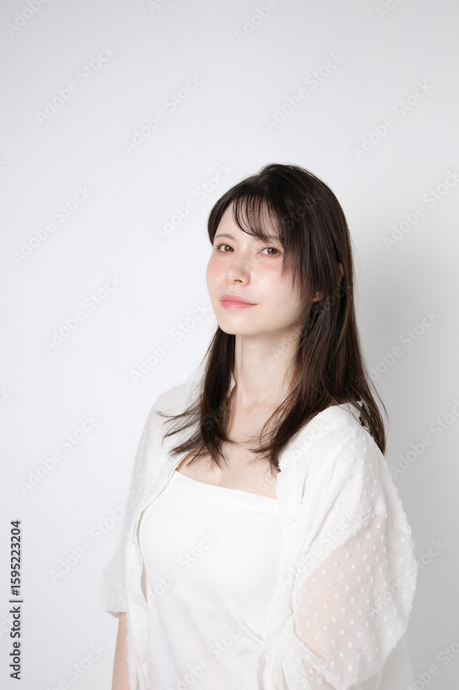 笑顔のミドル女性 笑顔のミドル女性