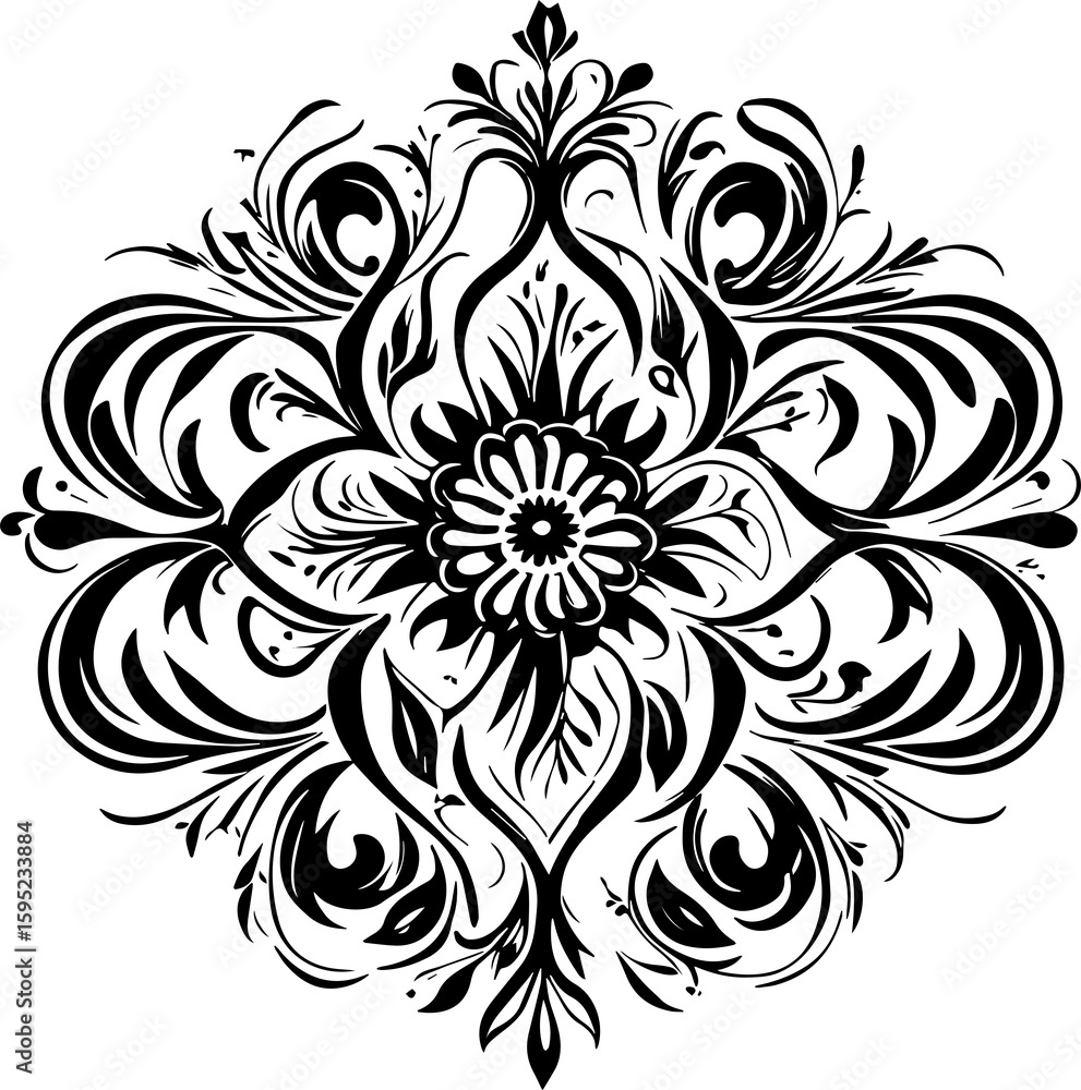 Abstract Floral Baroque icon Abstract Floral Baroque icon