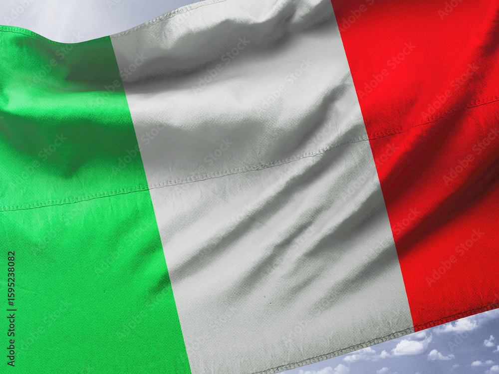 Fototapeta premium Italyn flag