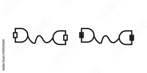 Exercise bands icon set. minimal logotype web element pack.