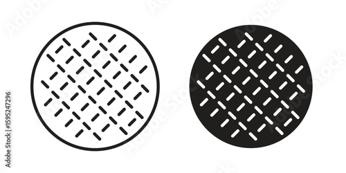 Anti skid feet icon set. minimal logotype web element pack.