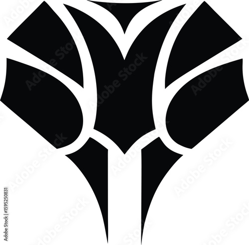 geometric elephant head Adobe Illustrator Artwork