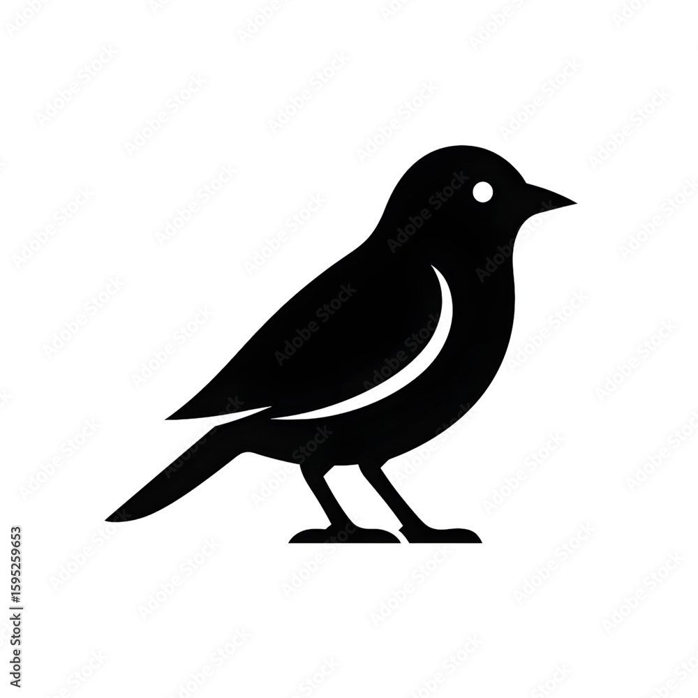 Obraz premium Illustration vector of a bird silhouette
