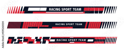 Set of car stripes design, racing lines, sport decal vinyl elements, automobile decorations, and vector racing graphics for high-speed vehicle customization

