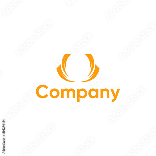 isolated abstract logo, generic circle logo design, editable icon, generic icon for your company, full color
