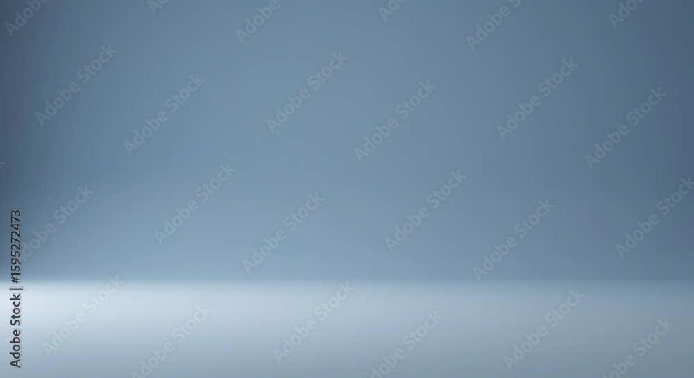 Obraz premium Serene Minimalist Blue Studio Background