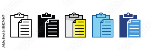 Paste  Icon Element For Design