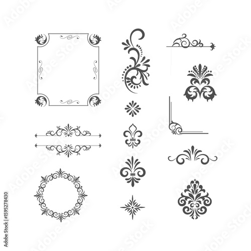 Ornamnets Element Icon New Design