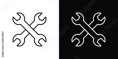 Tools icons. linear trend modern icons set