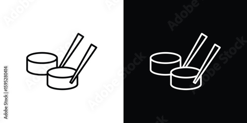 Sushi icons. linear trend modern icons set