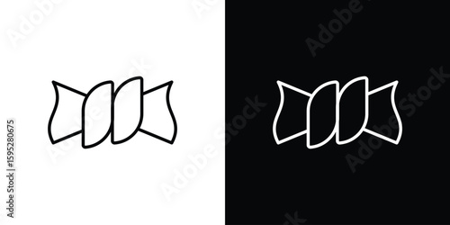 Squeeze icons. linear trend modern icons set