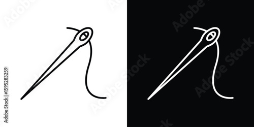 Needle icon elements. A modern flat and line icons set