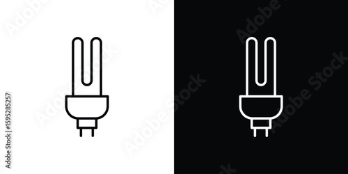 Heating element icons. linear trend modern icons set