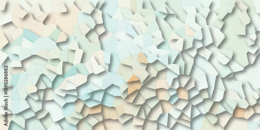 Abstract mosaic pattern with soft shadows and pastel colors creates a modern artistic background design for creative projects Abstract mosaic pattern with soft shadows and pastel colors creates a modern artistic background design for creative projects