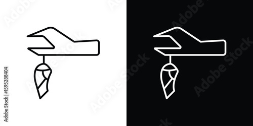 Cocoon icons. linear trend modern icons set