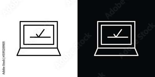 Bounce rate icons. linear trend modern icons set