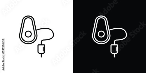 Anesthesia icons. linear trend modern icons set