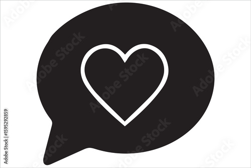 Black Envelope Icon One New Message Notification Symbol Digital Communication Interface Element

