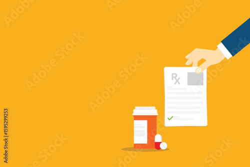 Prescription medicine bottle