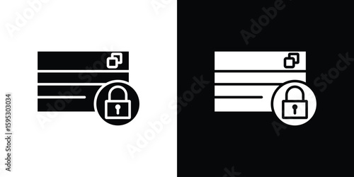 Credit limit icon in modern thin line and glyph concept.