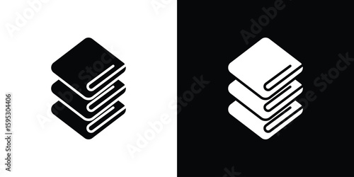 blanket icon in modern thin line and glyph concept.