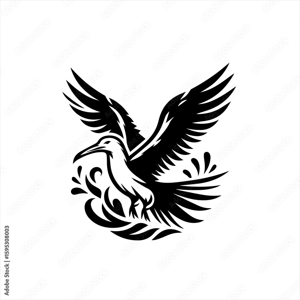 Fototapeta premium Seagull in flight