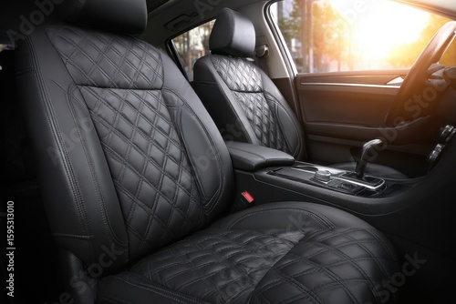 Stylish Automobile Interior Featuring Premium Car Seat Covers and Accessories