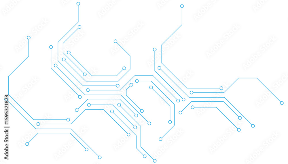 Obraz premium Abstract Circuit Board Technology Background High-Resolution Image for Design Projects