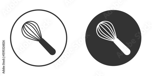 Whisk icon clipart element. stroke art design graphics