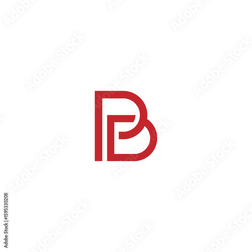 Free Download pb letter logo. PB letter vector illustration for icon, symbol or logo. PB initials logo - GFXLoad