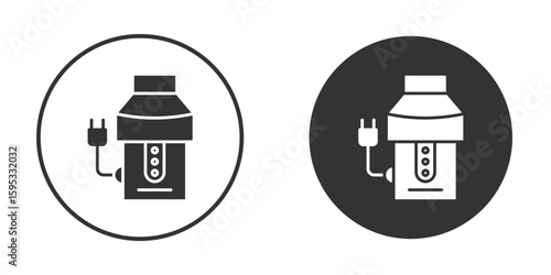 Garbage disposal icon clipart element. stroke art design graphics