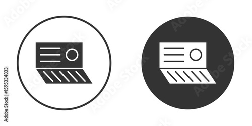 Bankbook icon clipart element. stroke art design graphics