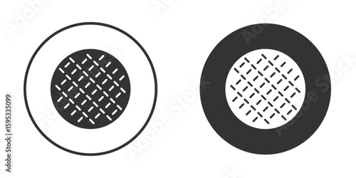 Anti skid feet icon clipart element. stroke art design graphics