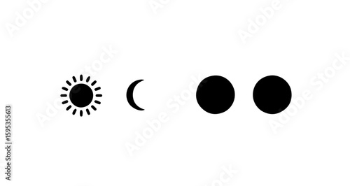 Abstract minimalistic black background illustration representing pure darkness