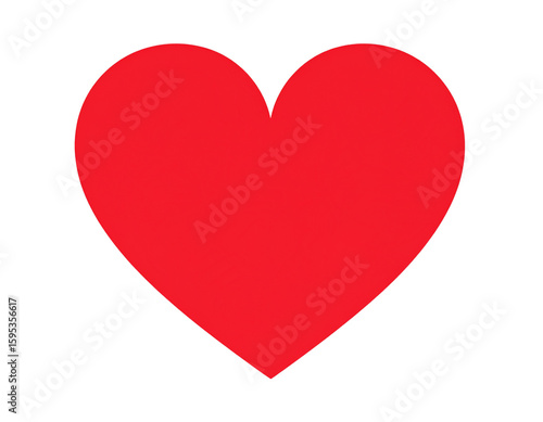 Red Heart Symbol Isolated on White Background Free Download Red Heart Symbol Isolated on White Background - GFXLoad