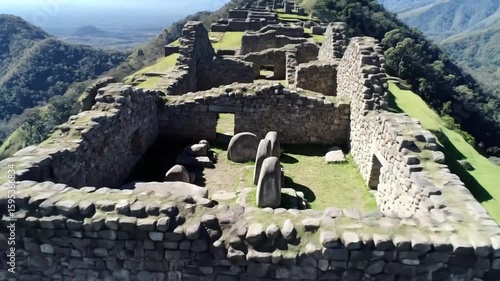 Exploring Ingapirca Ecuador s Ancient Inca Fortress on a Hilltop showcasing aged stone walls and verdant mountain