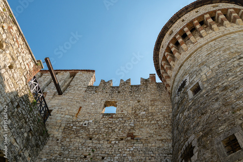 Walls and tower, Castle of Brescia