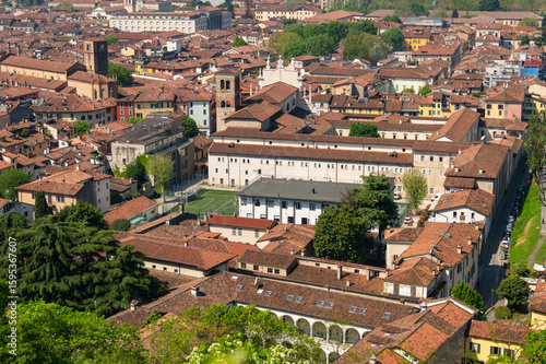 Brescia cityscape from the Castle of Brescia