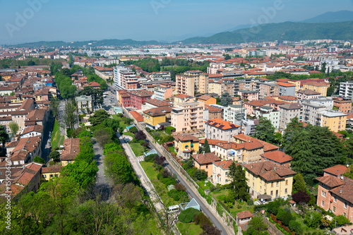 Brescia cityscape from the Castle of Brescia